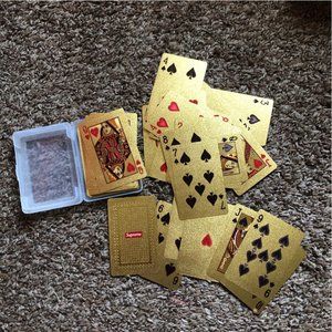 Supreme Gold Foil Playing Cards Poker